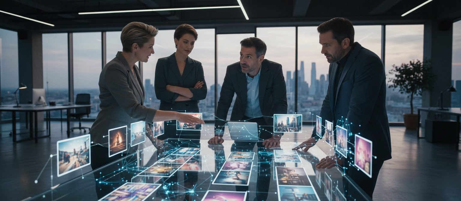 Desvendando o Potencial dos Storyboards IA para Agências Modernas - Illustration