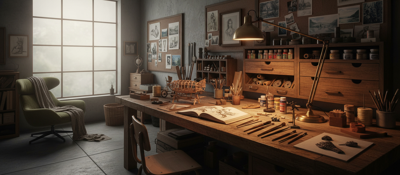 <strong>Confidencialidad Total</strong> y <strong>Taller Privado</strong>: Su Espacio Creativo Seguro - Illustration