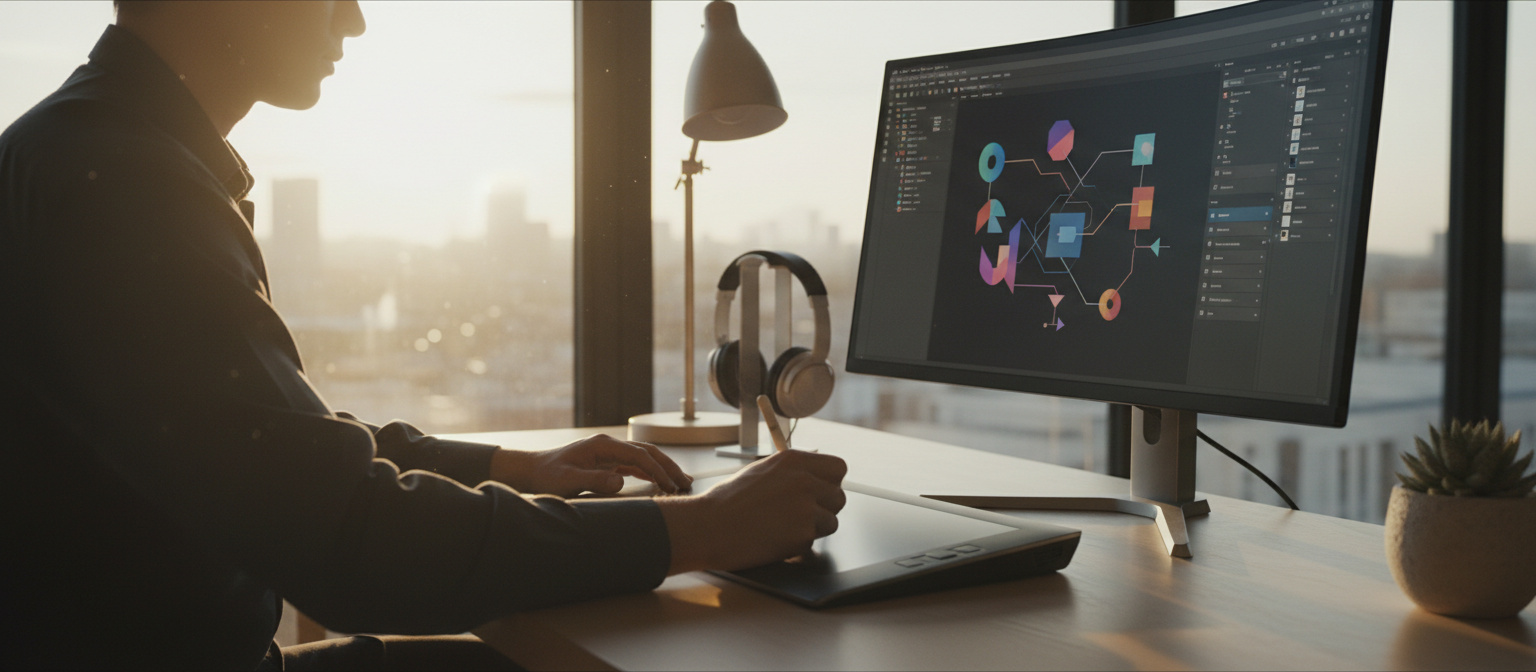 Optimaliser Din Kreative Arbeidsflyt - Illustration