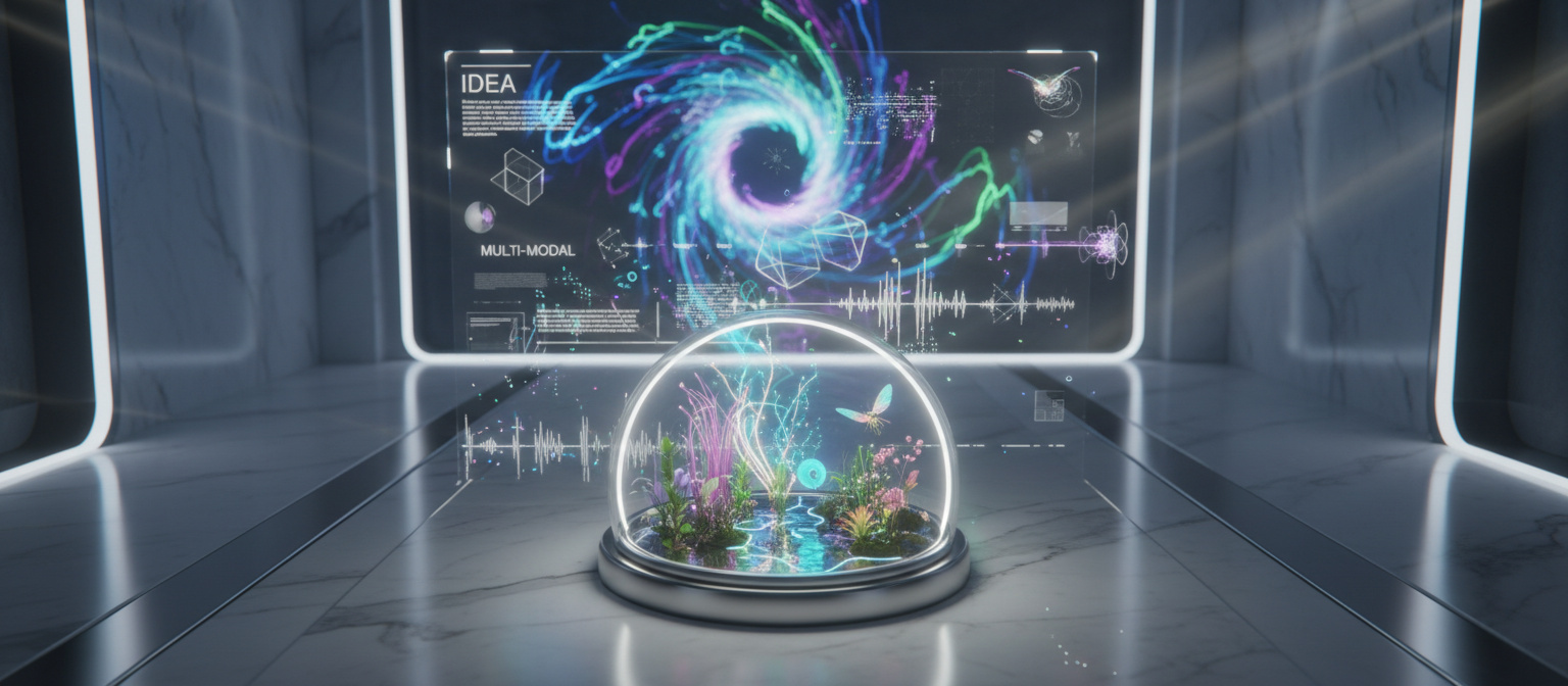 Från Idé till <strong>Hög Trohet</strong>: Med <strong>Promptassistenten</strong> och Multi-Modell - Illustration