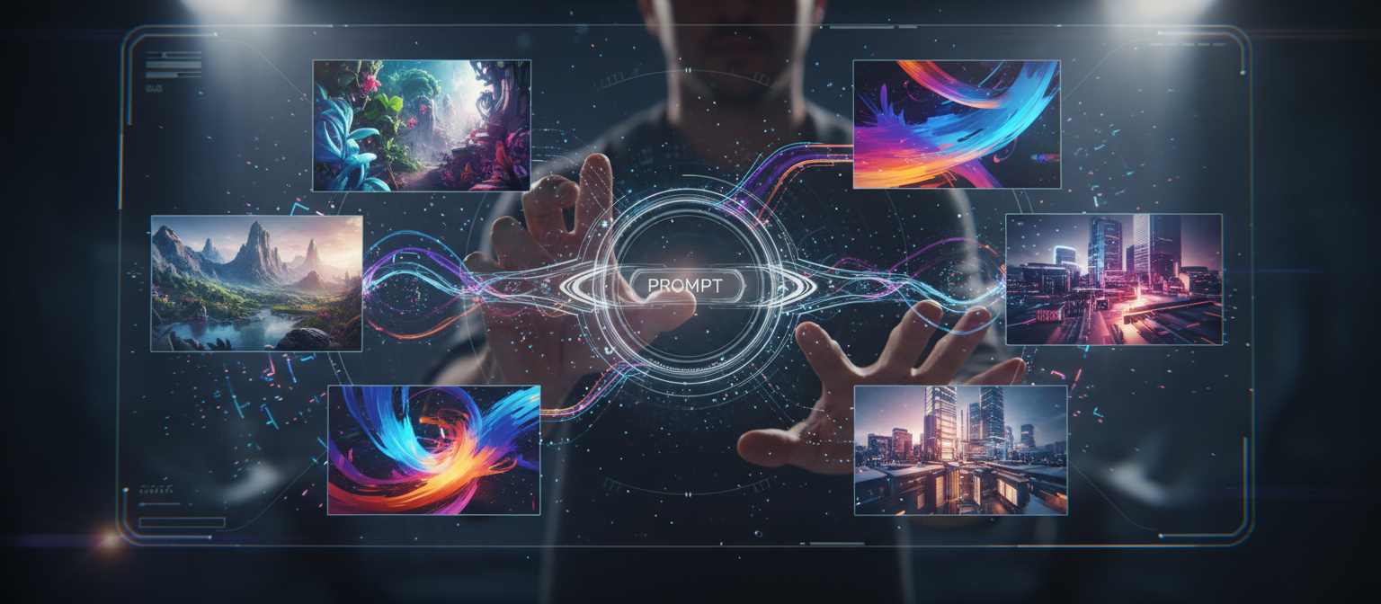 Kreativität entfesseln: Der Picnosia Prompt-Assistent und Multi-Modell-Power - Illustration