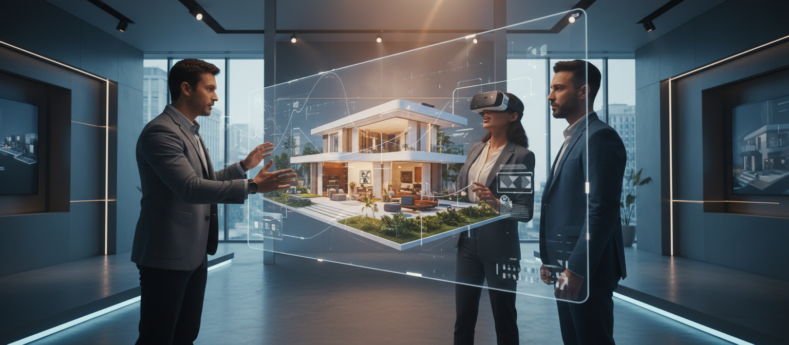 Dynamische Erlebnisse: Die Zukunft der Immobilienpräsentation mit Picnosia - Illustration