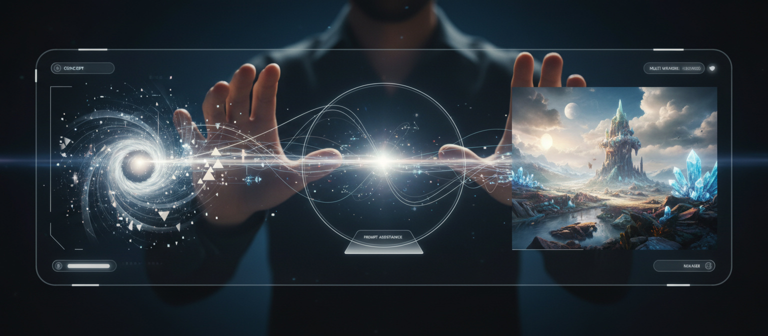 Fra Idé til Visuell Perfeksjon: Vår Prompt Assistent og Multi-modellfordelen - Illustration