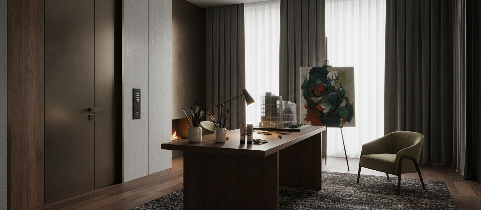 Dit Private Atelier: Fortrolighed og Sikkerhed i Fokus - Illustration