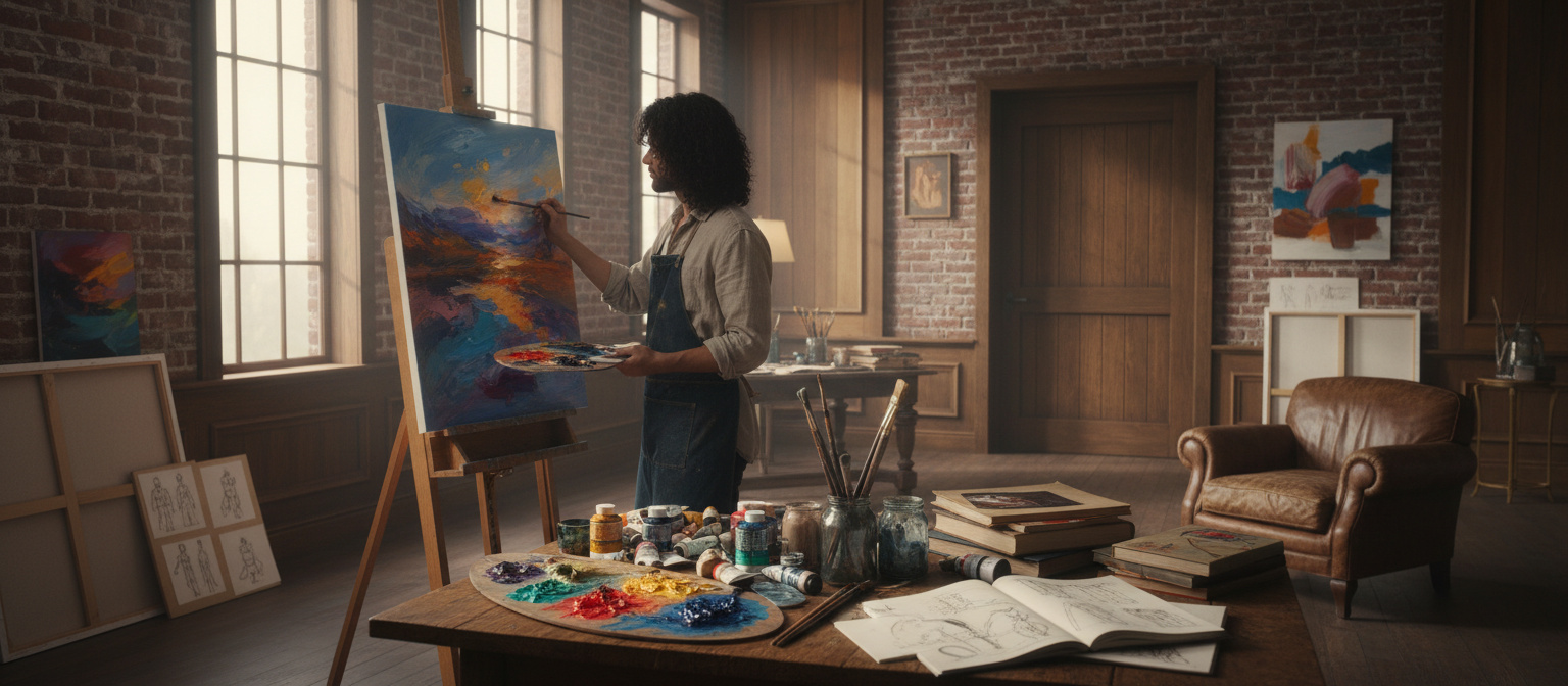 Din Kreativa Fristad: Privat Ateljé och Total Konfidentialitet - Illustration