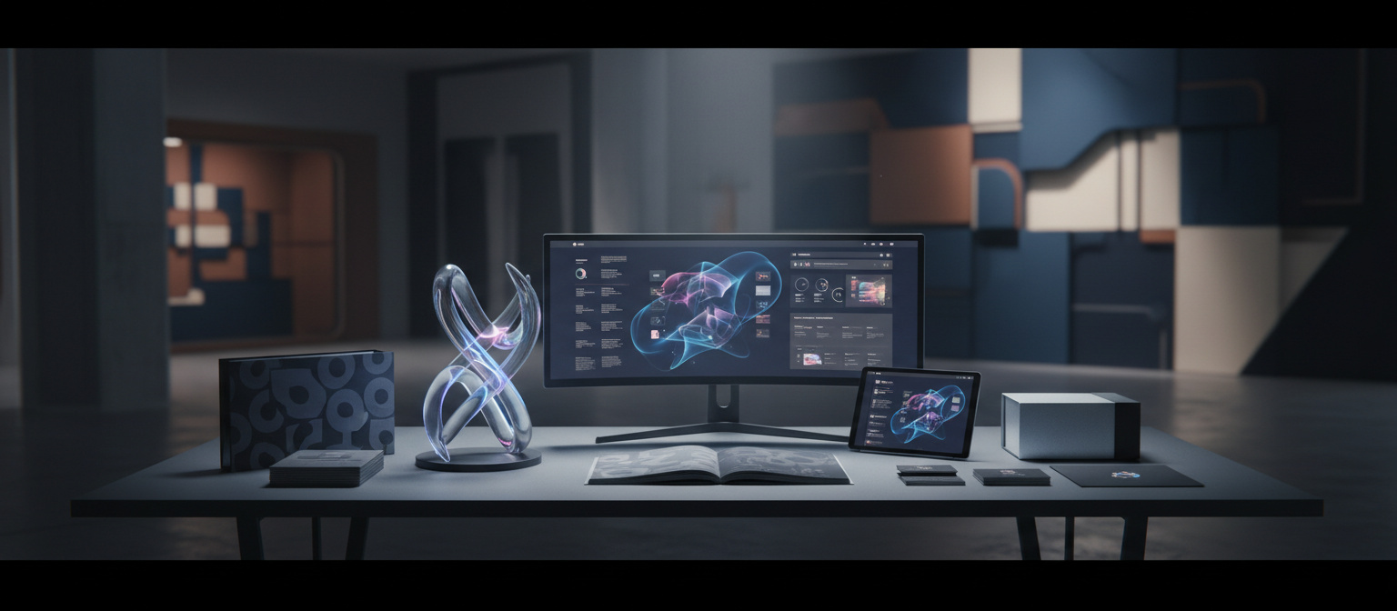 Além do Ideogram: A Versatilidade Multi-Modelo para Identidades Visuais Completas - Illustration