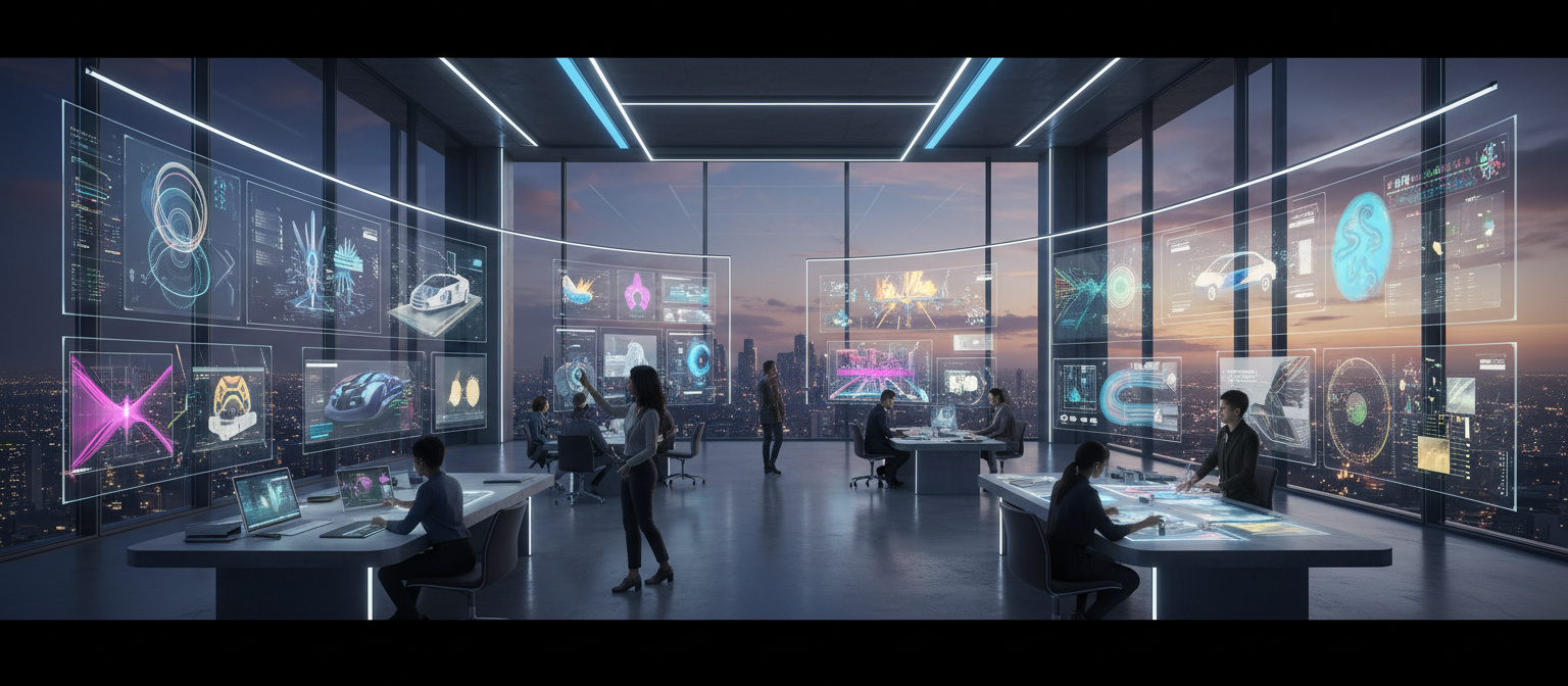 Picnosia: Fremtidens Atelier for Visuelle Pionerer - Illustration