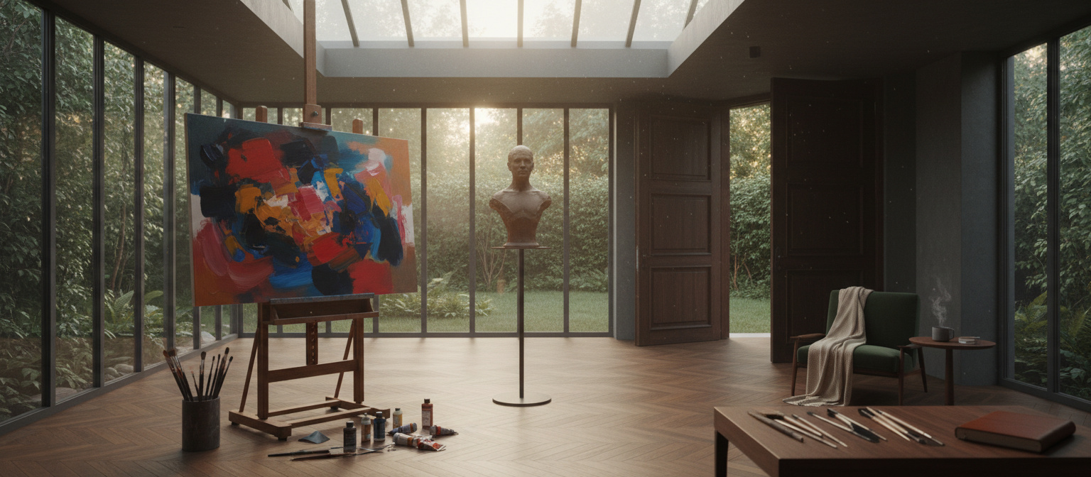Picnosia: Dit Private Atelier for Total Fortrolighed og Kreativ Frihed - Illustration