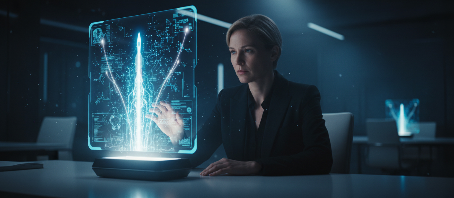 Master Your Vision with Rocket Prompt: The Intelligent AI Assistant - Illustration