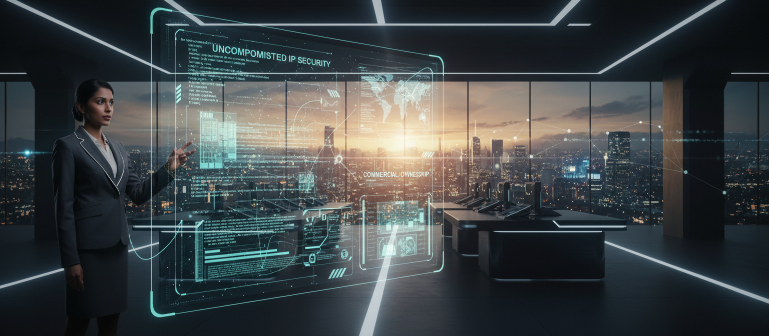 Uncompromised IP Security and Commercial Ownership - Illustration